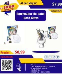 ENTRENADOR REUTILIZABLE PARA INODORO DE GATO