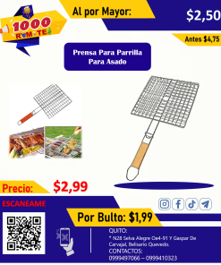 Parrilla para Asar Carnes en Casa o Exterior