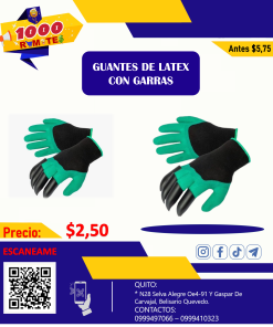 GUANTES PARA JARDIN TRANSPIRABLES