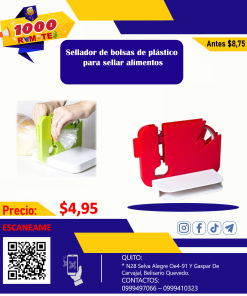 Sellador de fundas de plástico