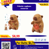 Peluche capibara respira con luces