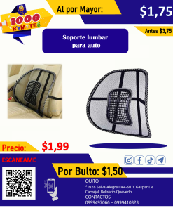 COJÍN PARA SOPORTE DE ESPALDA