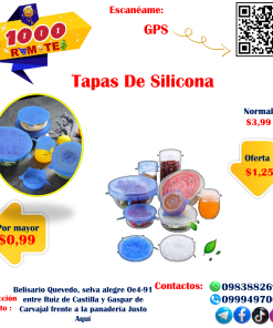 Tapas De Silicona – ¡Remate Especial!