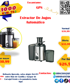 Máquina Extractor De Jugos – ¡Gran Remate!