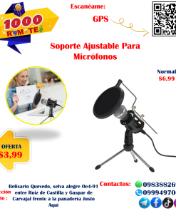 Base Ajustable Para Micrófonos – ¡Liquidación Especial!