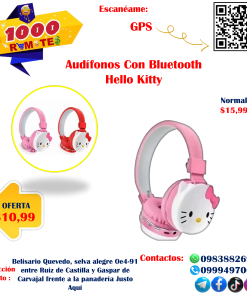 Auriculares Inalámbricos Hello Kitty –