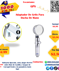 ADAPTADOR DE GRIFO DUCHA DE MANO