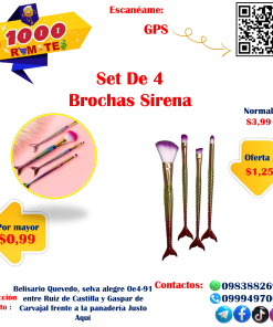 Brochas De Maquillaje Estilo Sirena – ¡Liquidación Especial!