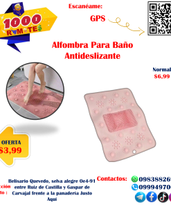 Alfombra para baño antideslizante