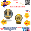 Lampara de cristal con diseños espaciales