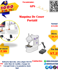 Máquina De Coser Portátil