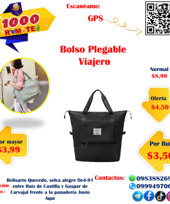 Bolso Plegable Para Dama