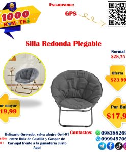 Silla Redonda Plegable