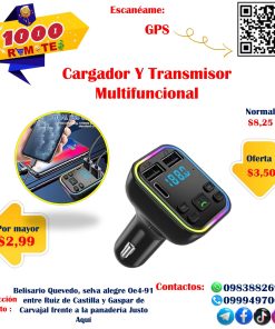 Cargador Y Transmisor Multifuncional