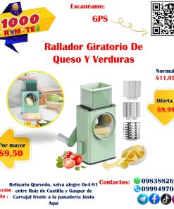 Rallador De Queso Y Verduras
