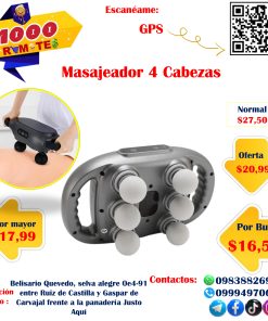 Masajeador 4 Cabezas
