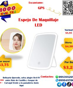 Espejo De Maquillaje LED