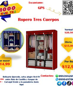 Ropero 3 Cuerpos