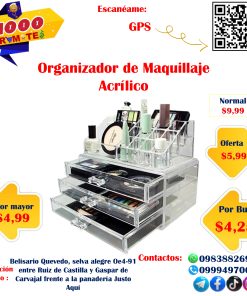 Organizador De Maquillaje Acrílico