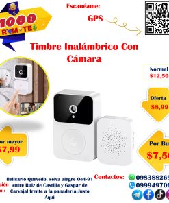 Timbre Inalámbrico Con Cámara