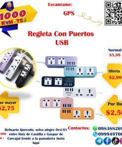 Regleta Con Puertos USB