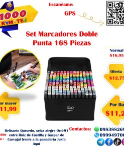 Set Marcadores 168 Piezas