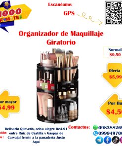 Organizador De Maquillaje Giratorio
