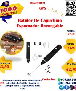 Batidor De Capuchino Espumador