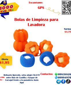 Bolas De Limpieza Para Lavadora