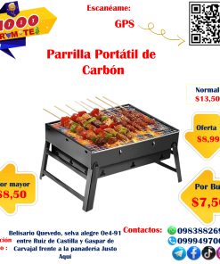 Parrilla Portátil De Carbón