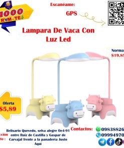 Lámpara De Vaca Con Luz Led