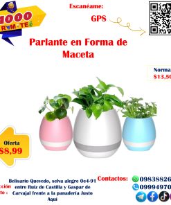 Parlante En Forma De Maceta