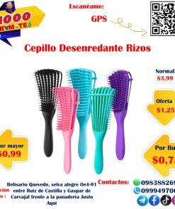 Cepillo Desenredante Rizos