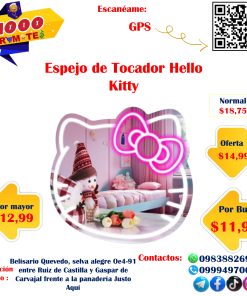 Espejo De tocador Hello Kitty